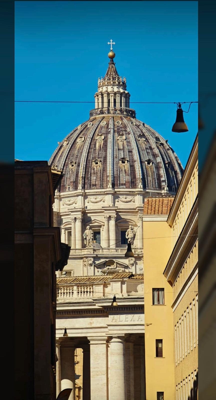 La cupola di San Pietro dal centro storico